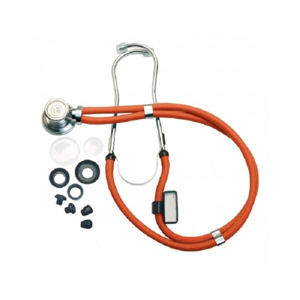 Gf Health Products 22 in. Neon Sprague Rappaport Stethoscope, Orange 602N-OR - main